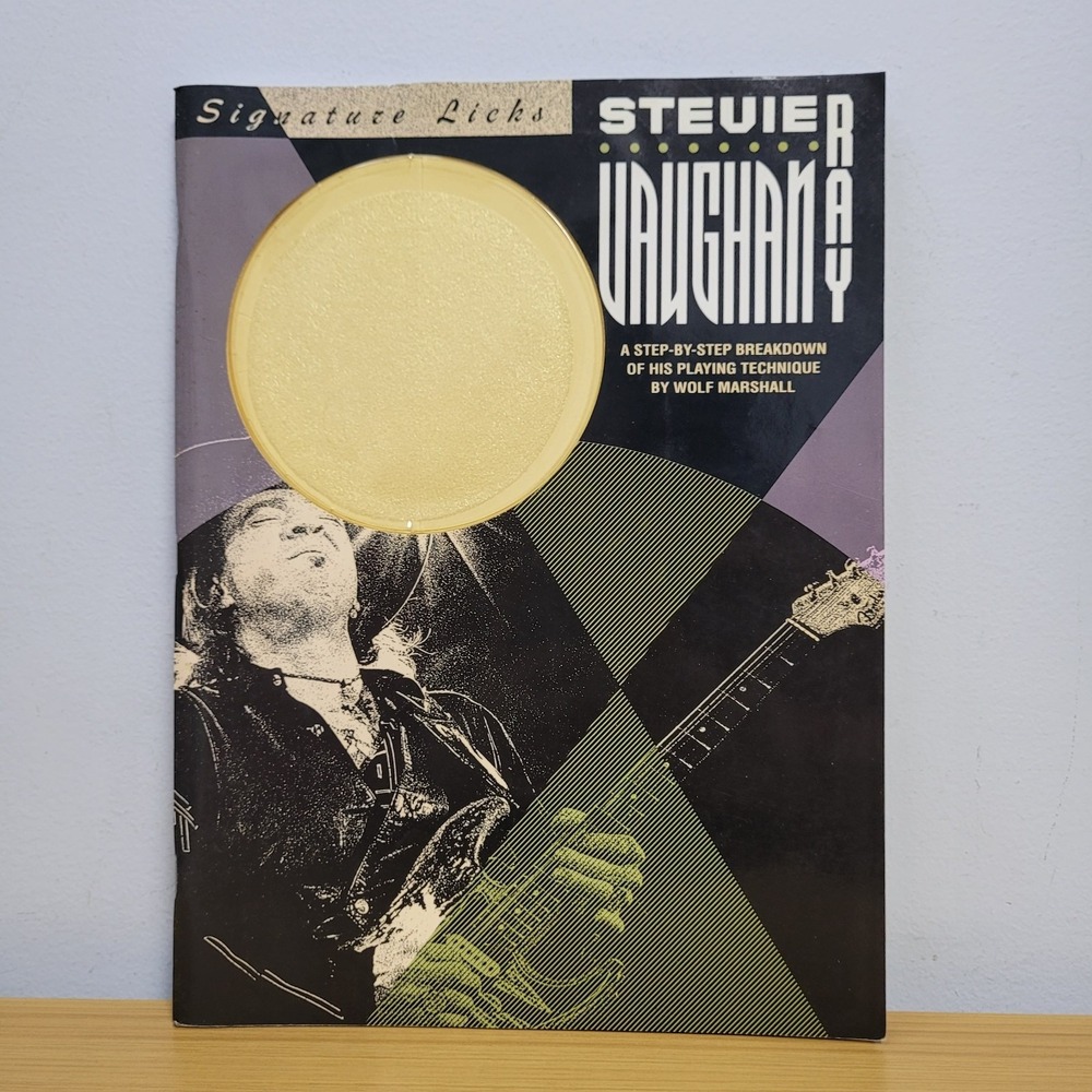 Stevie Ray Vaughan Signature Licks Guitar Playing Technique Book No CD